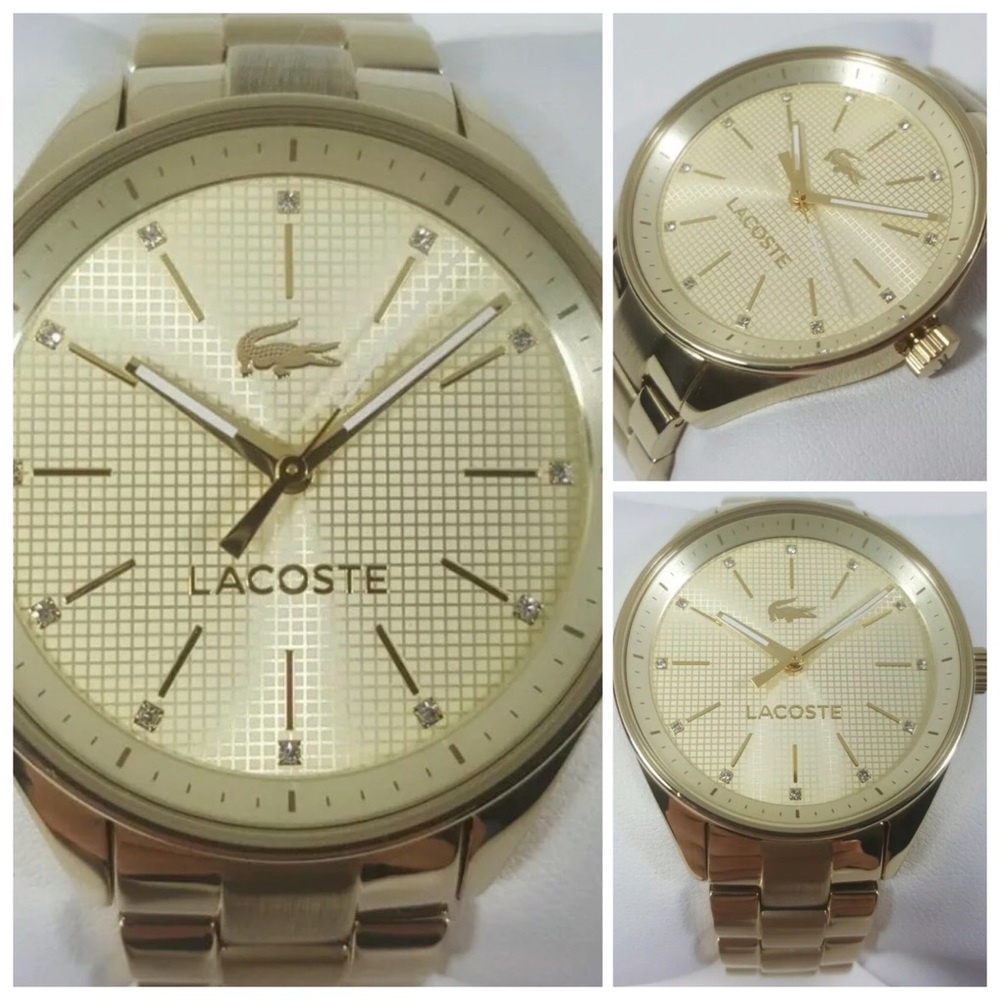LACOSTE PHILADELPHIA GOLD DIAL LADIES  WATCH